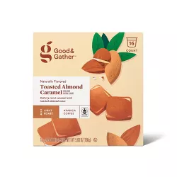 Naturally Flavored Toasted Almond Caramel Light Roast Coffee - 16ct Single Serve Pods - Good & Gather™