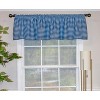 RLF Home Serpentine Tailored 100% Cotton with Fully Lined 3" Rod Pocket Valnance for Windows 50" x 14" Sky - 2 of 4
