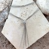 Adornia Silver Crystal 32" Tennis Knotted Lariat - 3 of 4