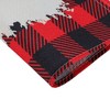 Unique Bargains Christmas Place Mats Linen Red Black White 13"x17.7" 2 Pcs - 4 of 4