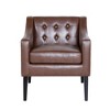 Sofa Chair, Accent Chair With Tapered Rubber Legs, Sloped Armrest, Button-tufted Modern Single Sofa Reading Chair For Living Room Bedroom Home Office - 2 of 4