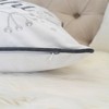 TopComfy Support Pillow Merry and Bright Christmas Throw Pillow for Holiday Decor, White and Silver, 17"*17"*10" - 4 of 4