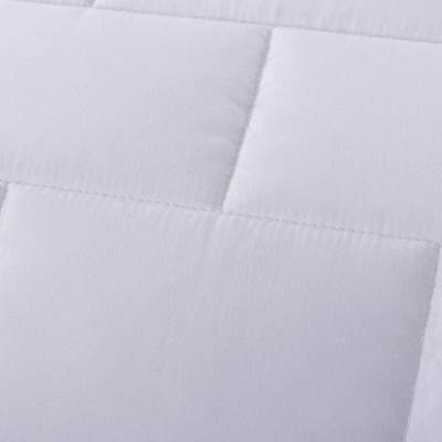 Twin White Down Alternative Subway Tile Stitch Blanket