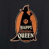 Women's - Disney Villains - Happy Hallowqueen Lightweight French Terry Wide Neck Long Sleeve Shirt - 2 of 4