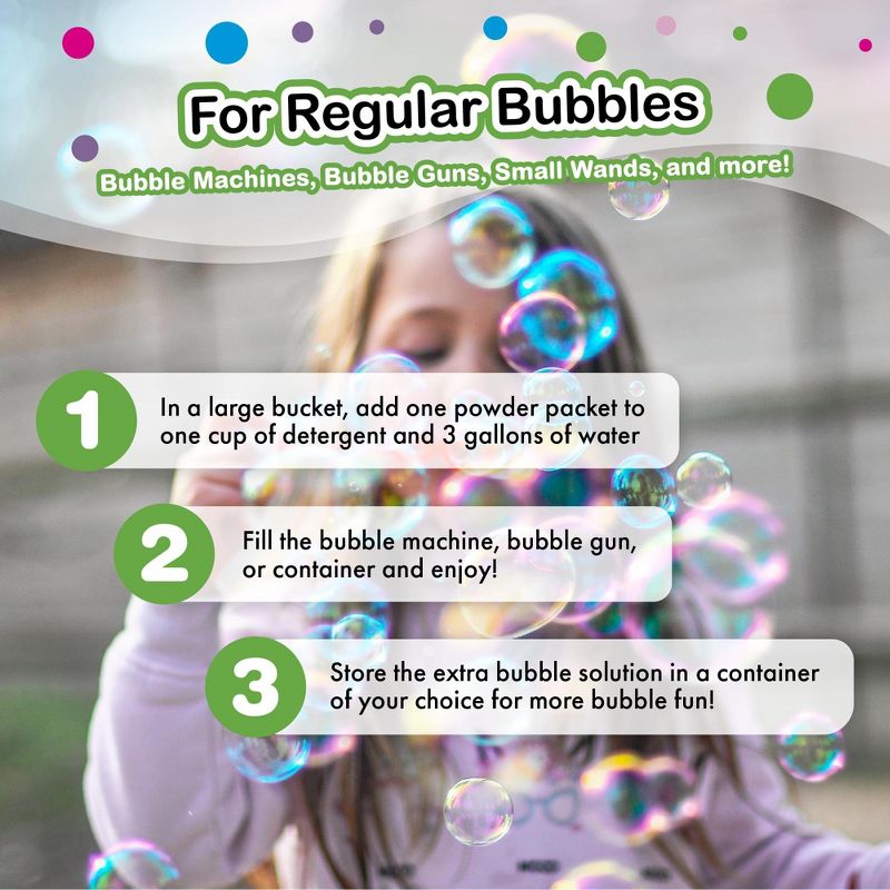 South Beach Bubbles WOWmazing Giant Bubble Powder Refill, 3 of 6