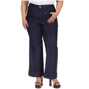 Michael Kors Womens High-Rise Flared Jeans - 1 of 1