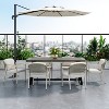 APRILSOUL31.30"Outdoor Dining Chair Set of 2, Wicker Rattan Woven Patio Chairs, Outdoor Armchair Seating - 2 of 4