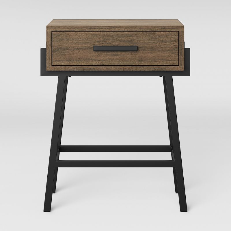 Corinna Angle Leg Side Table Wood - Threshold&#8482;, 1 of 12