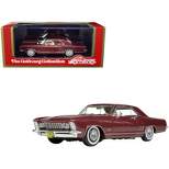 1963 Buick Riviera Burgundy Metallic Limited Edition to 240 pieces Worldwide 1/43 Model Car by Goldvarg Collection