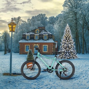 VASIP 20 Inch Kids'  Mountain Bike Ages 8-12, 7 Speed Teenager Children Kids' Bicycles,Front Suspension Disc Brake Rear V-Brake,Blue - 1 of 4