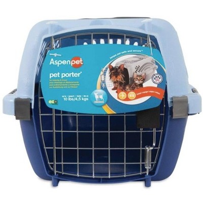Aspen Pet Fashion Pet Porter Kennel Breeze Blue and Black- DS