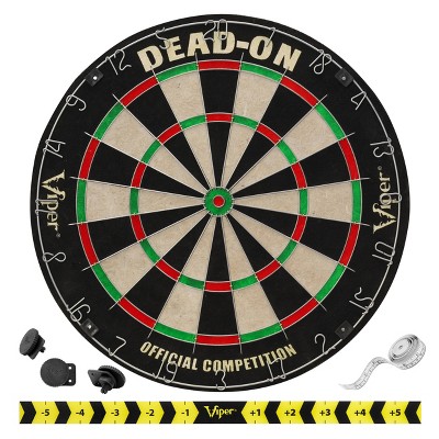 Viper Hudson Solid Pine Dartboard Cabinet with Laser Line and Darts