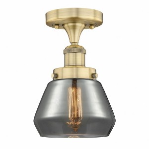 Fulton - 1 Light Semi-Flush Mount In Industrial Style-8.25 Inches Tall and 6.5 Inches Wide - 1 of 1