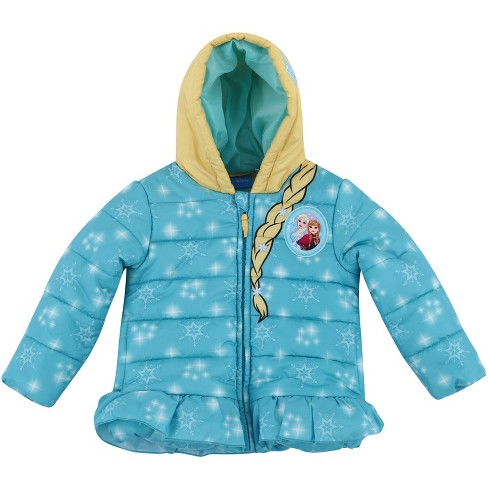 Disney frozen outlet puffer jacket