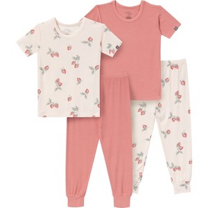 Modern Moments™ by Gerber Toddler Gender Neutral 4-Piece Tight Fitting Pajamas Set - 1 of 4