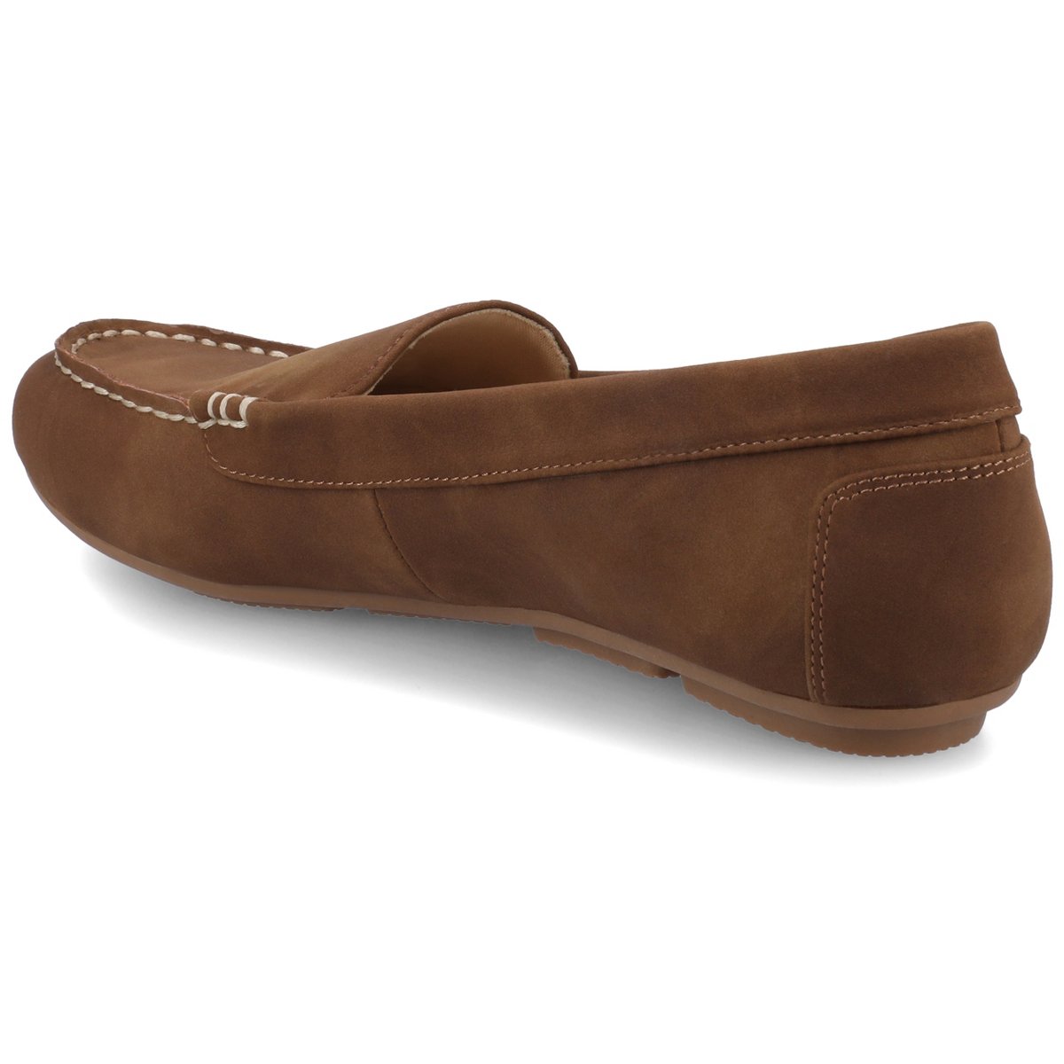 Женские туфли Journee Collection Journee Women's Oreta Medium and Wide Width Driving Loafer, Tan 12 — фото 7
