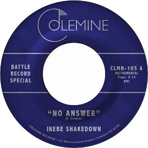 Jive Turkeys - No Answer / No Answer (Colored Vinyl Clear Vinyl) (vinyl 7 inch single) - 1 of 1