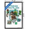 Trends International Minecraft: Legends - Friends and Allies Framed Wall Poster Prints - 3 of 4