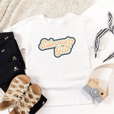 The Juniper Shop Summer Girl Retro Youth Short Sleeve Tee - M - White — фото 2