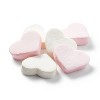 Giant Pink & White Marshmallow Hearts: 30-Piece Bag
