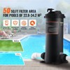 VEVOR Cartridge Pool Filter, 50Sq. Ft Filter Area Inground Pool Filter, Above Ground Swimming Pool Filtration Filter System with Upgrade Filter - 3 of 4