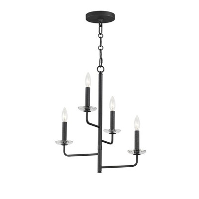 Maxim Lighting Madeira 4 - Light Chandelier in  Anthracite