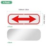 Unique Bargains Aluminum Reflective Outdoor Garden Arrow Sign for Outdoor Lawn Garden 1 Pc - 3 of 4