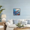 Stupell Industries Rainbow Sea Turtle & Bubbles Floating Frame Canvas Art - 3 of 4