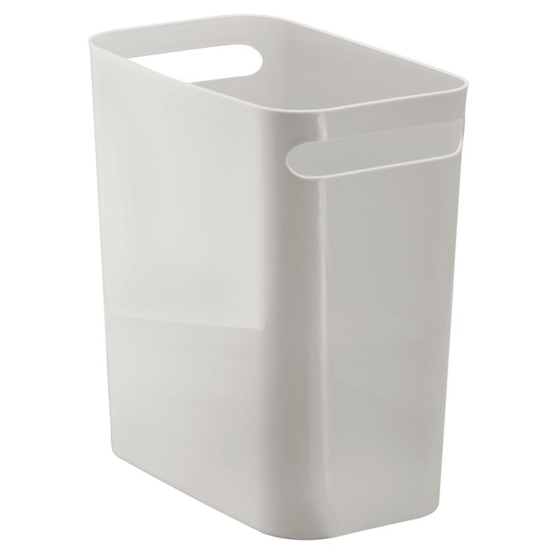 mDesign Plastic Slim Large 2.5 Gallon Trash Can Wastebasket, 1 of 6