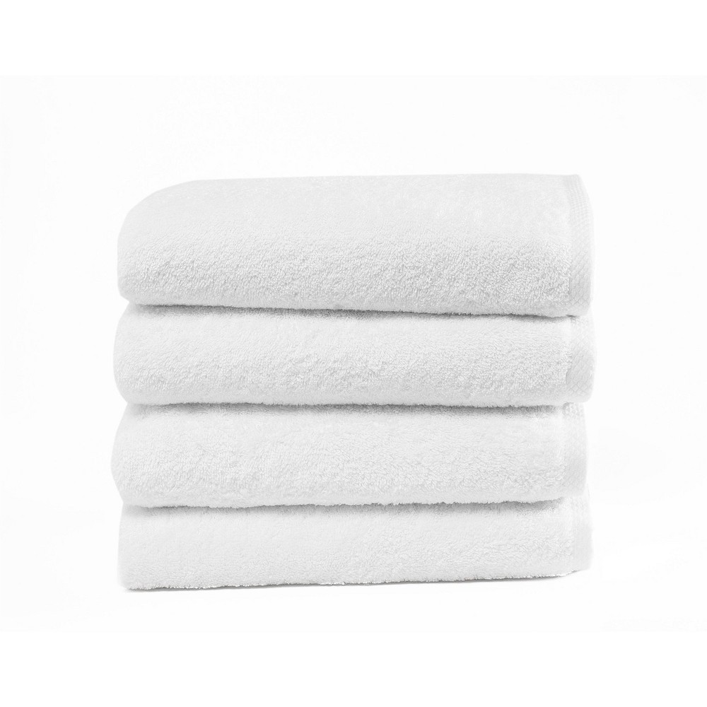 Photos - Towel 4pc Arsenal Turkish Hotel Collection Bath  Set White - Makroteks
