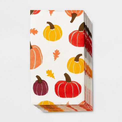 Decoupage Napkins of harvest fall| Pumpkin crop napkins |Lunch decorative  paper napkins