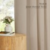 NICETOWN Linen Curtains, Vintage Grommet Top Semi Sheer Drapes, Privacy Assured Bedroom & Living Room Window Treatments - 4 of 4