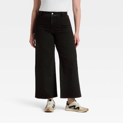 Women's High-Rise Sailor Wide Leg Ankle Jeans - Universal Thread' - image 4