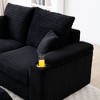 NicBex Couches for Living Room Oversized Single Sofa Couch Deep Seat Accent Chair Upholstered Armchair with Removable Footrest for Bedroom - 4 of 4