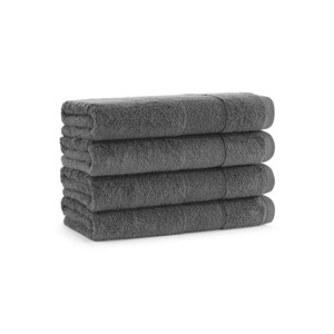 Aston & Arden Luxury Hand Towels (600 GSM, 18x32 in., 4-Pack), Solid Color Block - 1 of 4