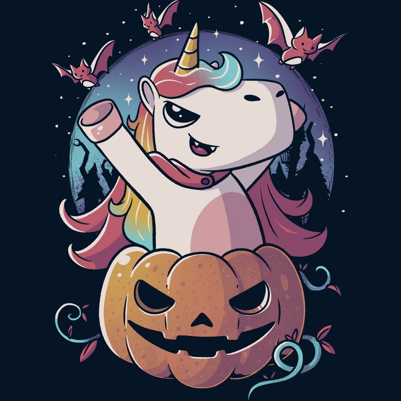 Boy's Design By Humans Spooky Unicorn Funny Cute Magic Halloween By EduEly T-Shirt, 2 of 4