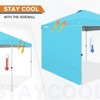 EAGLE PEAK Pop Up Canopy Tent with 1 Sidewall, Easy Setup Event Tent - 3 of 4