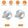 Unique Bargains Aluminum Alloy Nonstick Coating Removable Bottom Durable Round Cake Pan 1 Set - 3 of 4