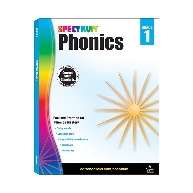 Spectrum Phonics, Grade 1 - (Paperback), 1 of 2