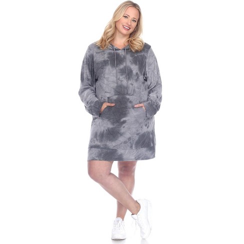 Plus size hoodie sweater dress best sale