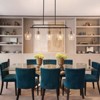 LLHZSY 44" Glass Rhombus Ceiling Chandelier Modern 5-Light Fixture-Brass & Black - 2 of 4