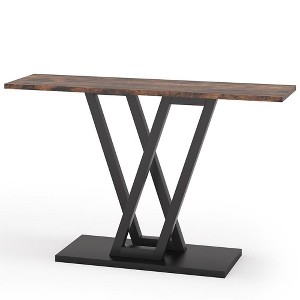Resenkos Entryway Table, Console Sofa Table,43 Inch Console Table, Industrial Entryway Hallway Table, - 1 of 2