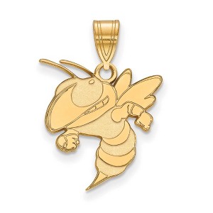 Black Bow Jewelry 14k Yellow Gold Georgia Tech Yellow Jackets NCAA Large Pendant - 1 of 3