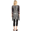 Women's Paisley and Animal Print Scoop Neck Marlene Tunic - White Mark - 3 of 3