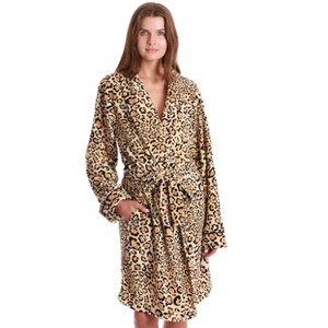 Just Love Womens Plush Solid Robe | Ladies Bathrobe - 1 of 3