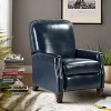 Deborah Modern Wooden Upholstery Modern Genuine Leather Recliner with Nailhead Trim for Living Room and Bedroom  | ARTFUL LIVING DESIGN - 2 of 4