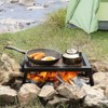VEVOR Folding Campfire Grill, Heavy Duty Steel Mesh Grate, 18" Portable Camping Grates Over Fire Pit, Camp Fire Cooking Equipment - 2 of 4