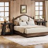 Tribesigns 2-Tier Wooden End Table, Farmhouse Small Sofa Side Table with Storage, Slim Narrow Nightstand for Living Room, Bedroom, Rustic Grey - 4 of 4