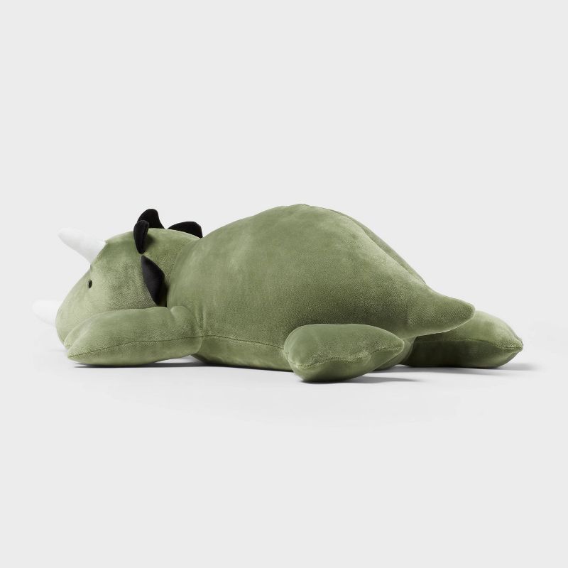 Dinosaur Weighted Plush Kids&#39; Throw Pillow Green - Pillowfort&#8482;, 4 of 8