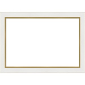 Amanti Art Eva Black Silver Framed Dry Erase Magnetic Board - 1 of 4